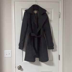 Wool dress coat